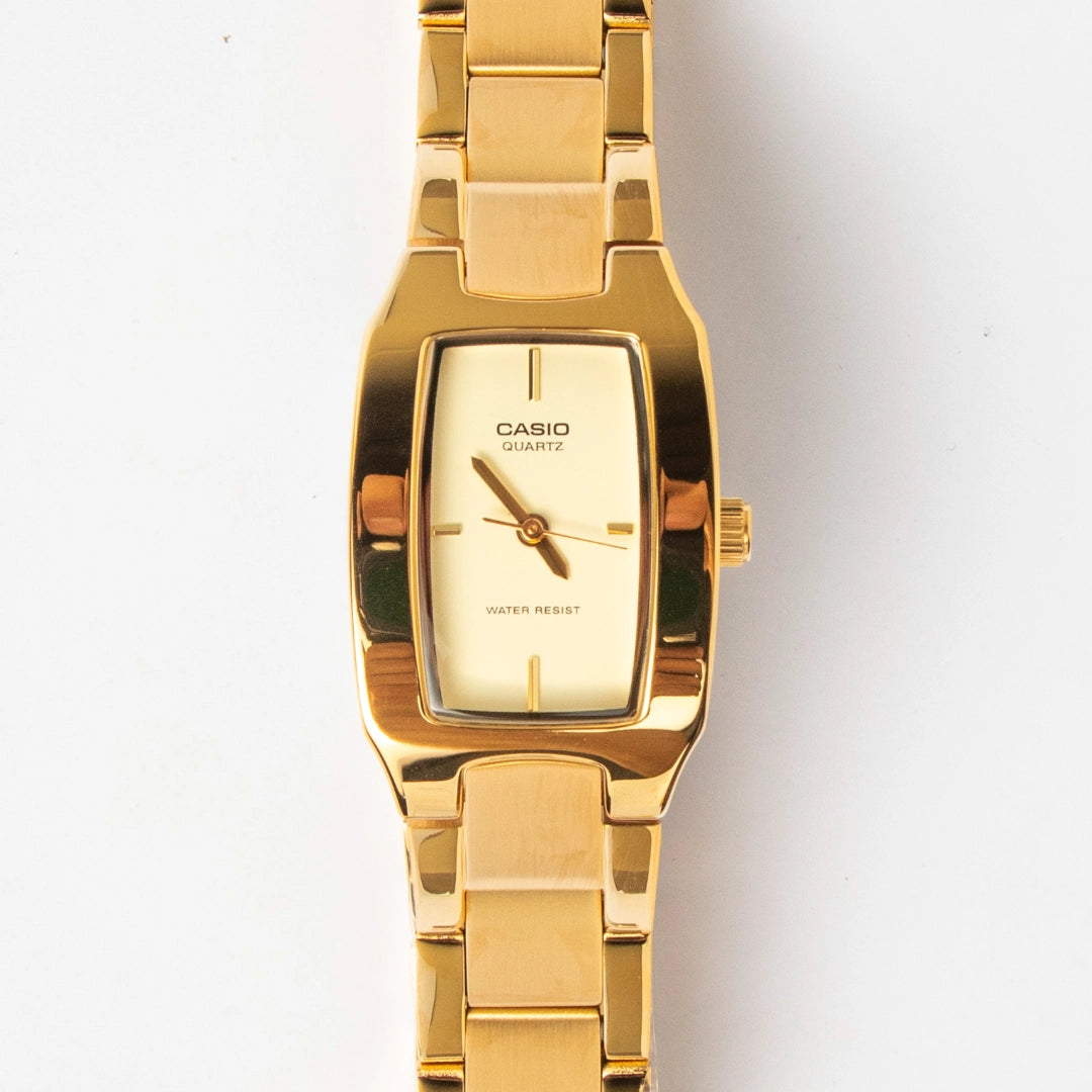 Casio Ladies Gold Stainless Steel Watch LTP-1165N-9CRDF – Elegant Enticer Series