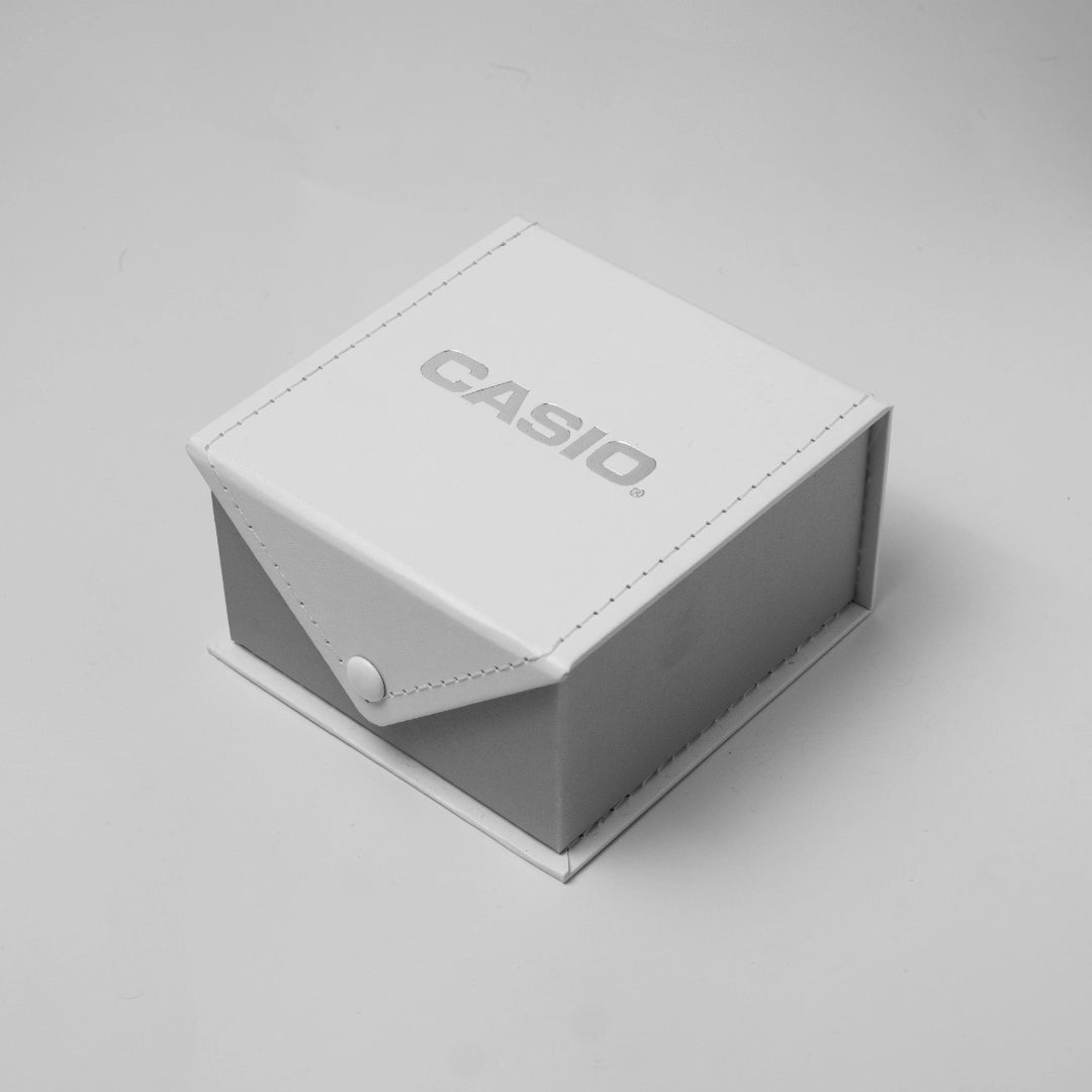 Casio Ladies Silver Dial Leather Watch LTP-V005L-7A – Classic Everyday Style