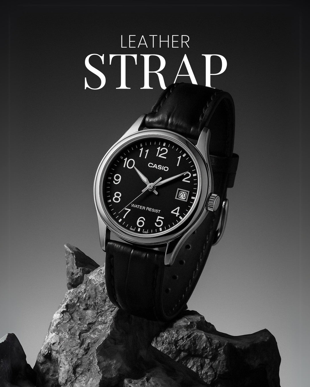 Leather Strap Watches for Men & Women