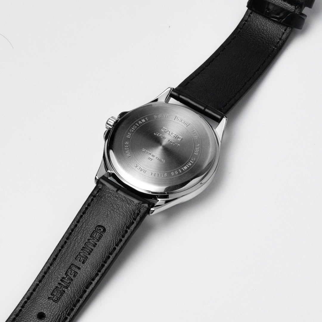 Casio Men’s Leather Strap Day-Date Watch MTP-1381L-1A – Best Seller Classic Style