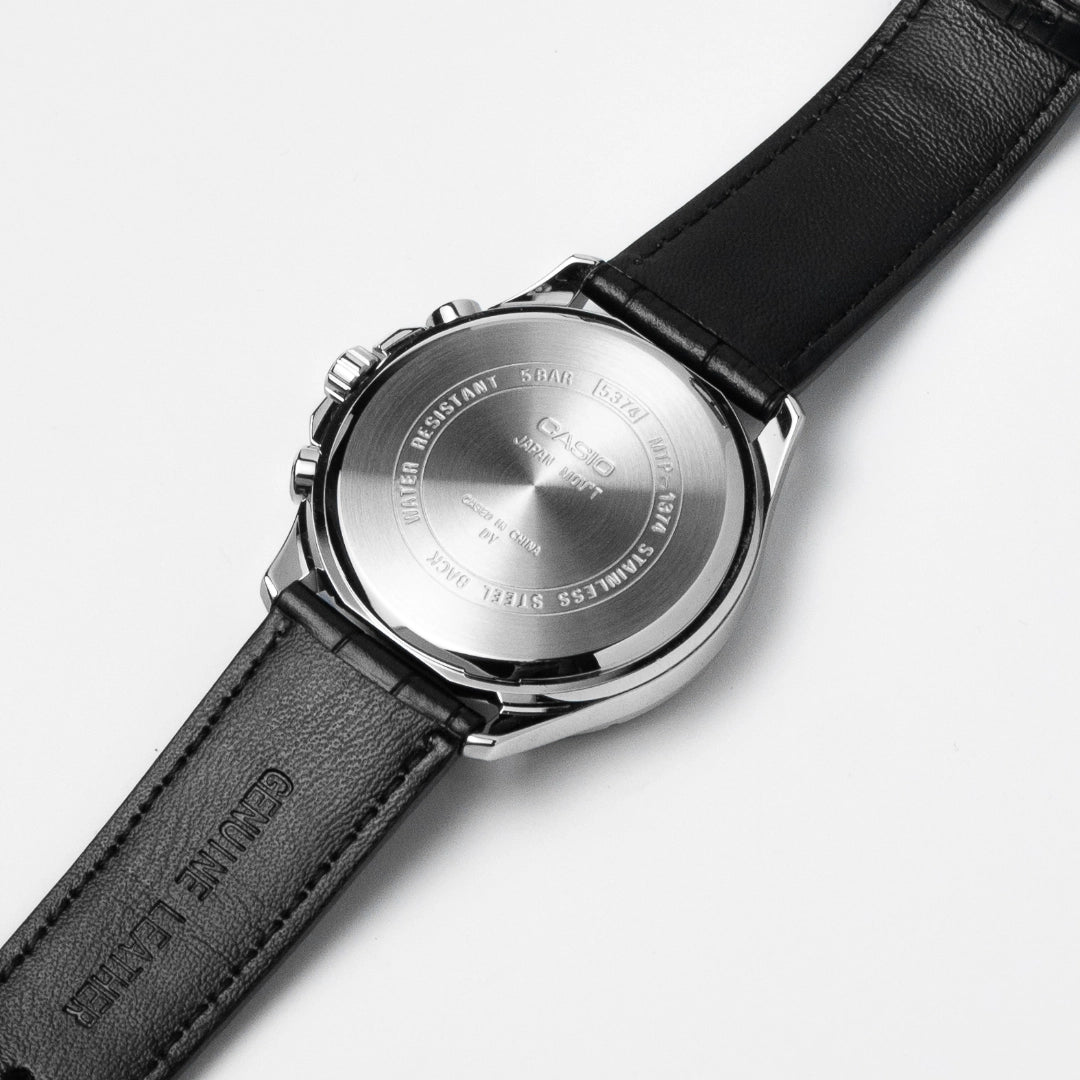 Casio Men’s Leather Strap Multifunction Watch MTP-1374L-1A – Best Seller Style