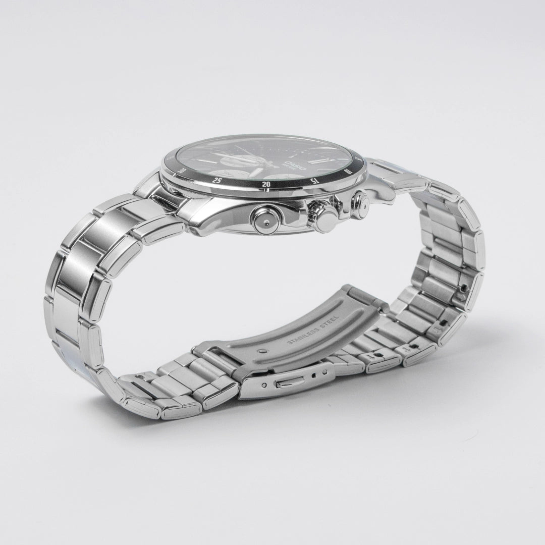 Casio Men’s Stainless Steel Multifunction Watch MTP-1374D-1A3 – Sporty Everyday Style