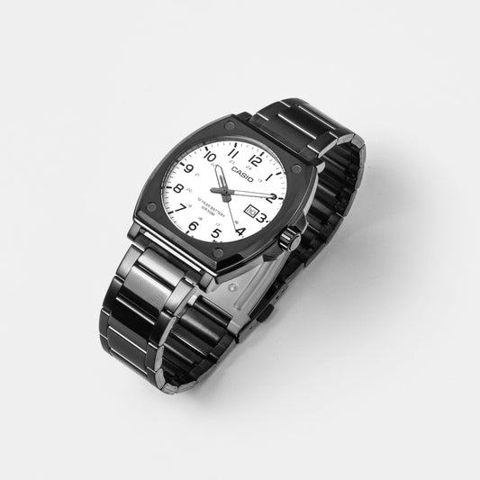 Casio Men’s Black Ion-Plated Watch MTP-E715D-7A – 10-Year Battery Life