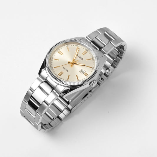 Casio Men’s Stainless Steel Watch MTP-1302D-7A2 – Refined Everyday Elegance